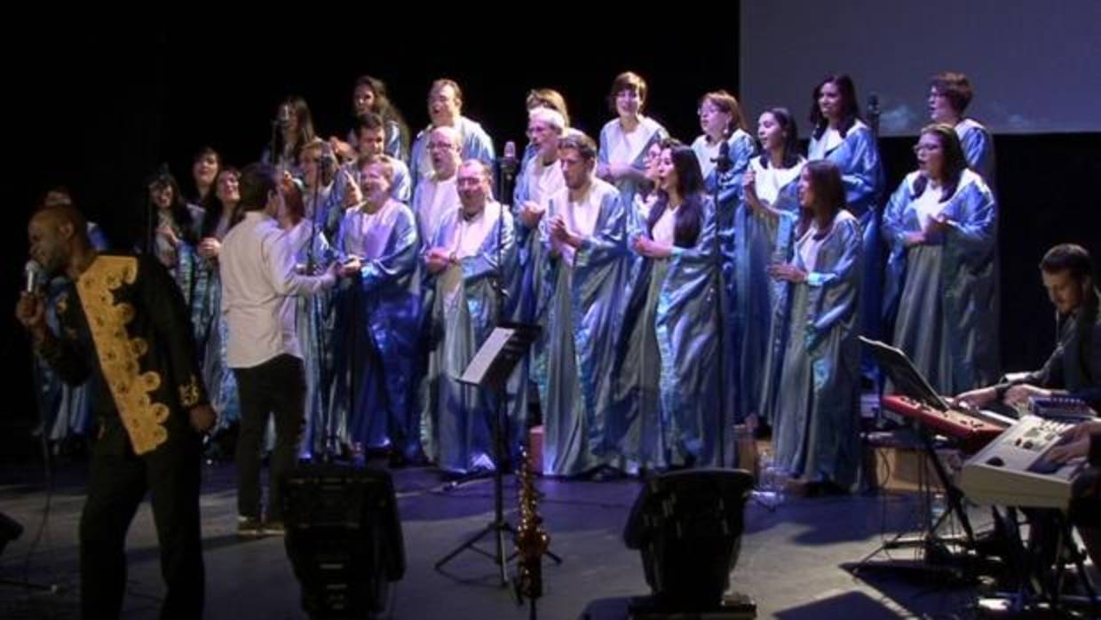 Una de las actuaciones del Coro Gospel de Castilla-La Mancha