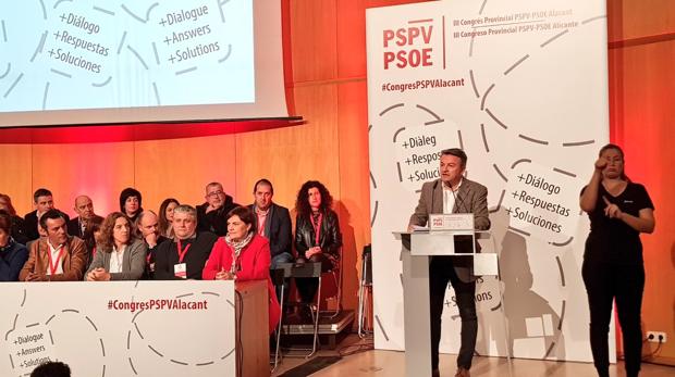 La nueva Ejecutiva provincial del PSPV en Alicante sale adelante con el 80% de los votos