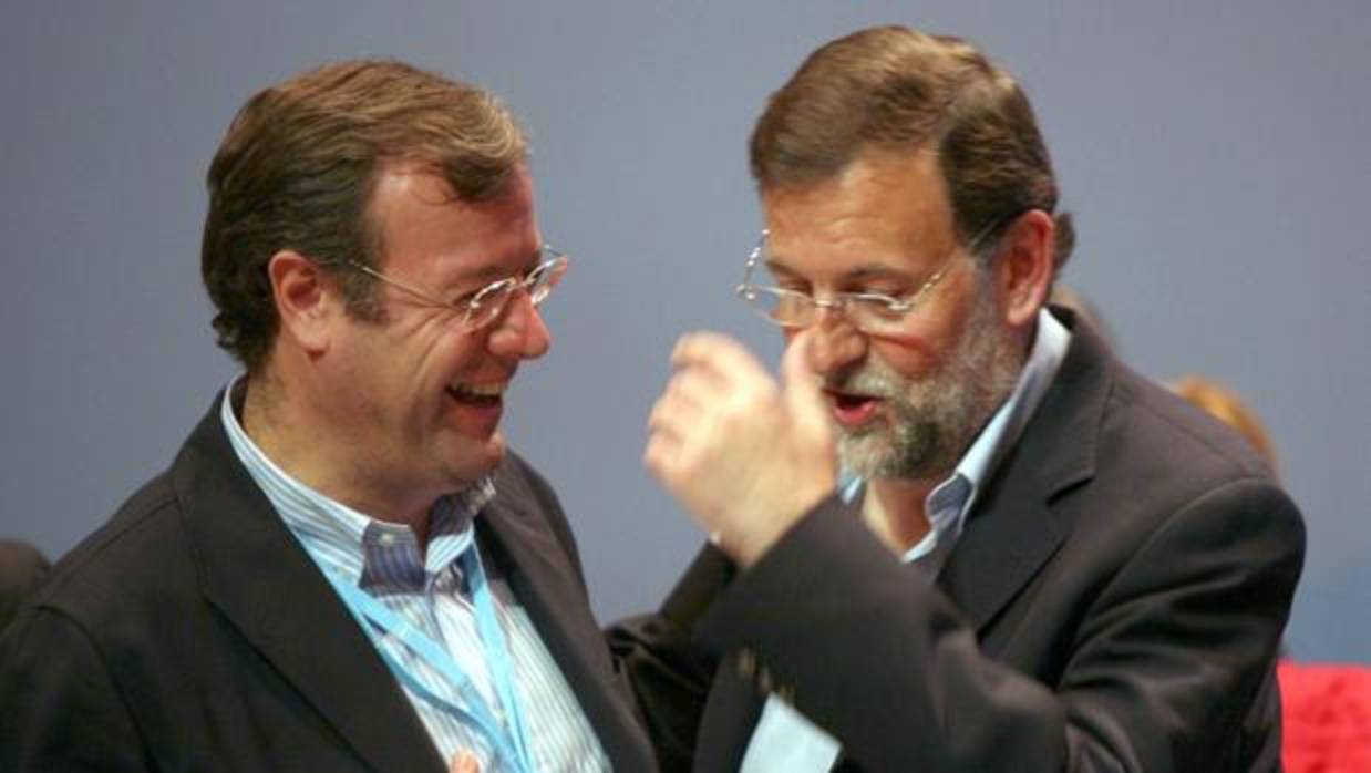El alcalde de León, Antonio Silván, y el presidente del Gobierno, Mariano Rajoy, en una imagen de archivo