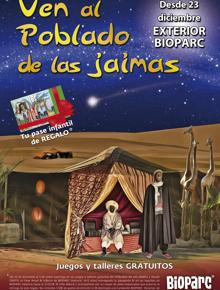 Esta Navidad el Poblado de las Jaimas vuelve a la plaza exterior de Bioparc Valencia