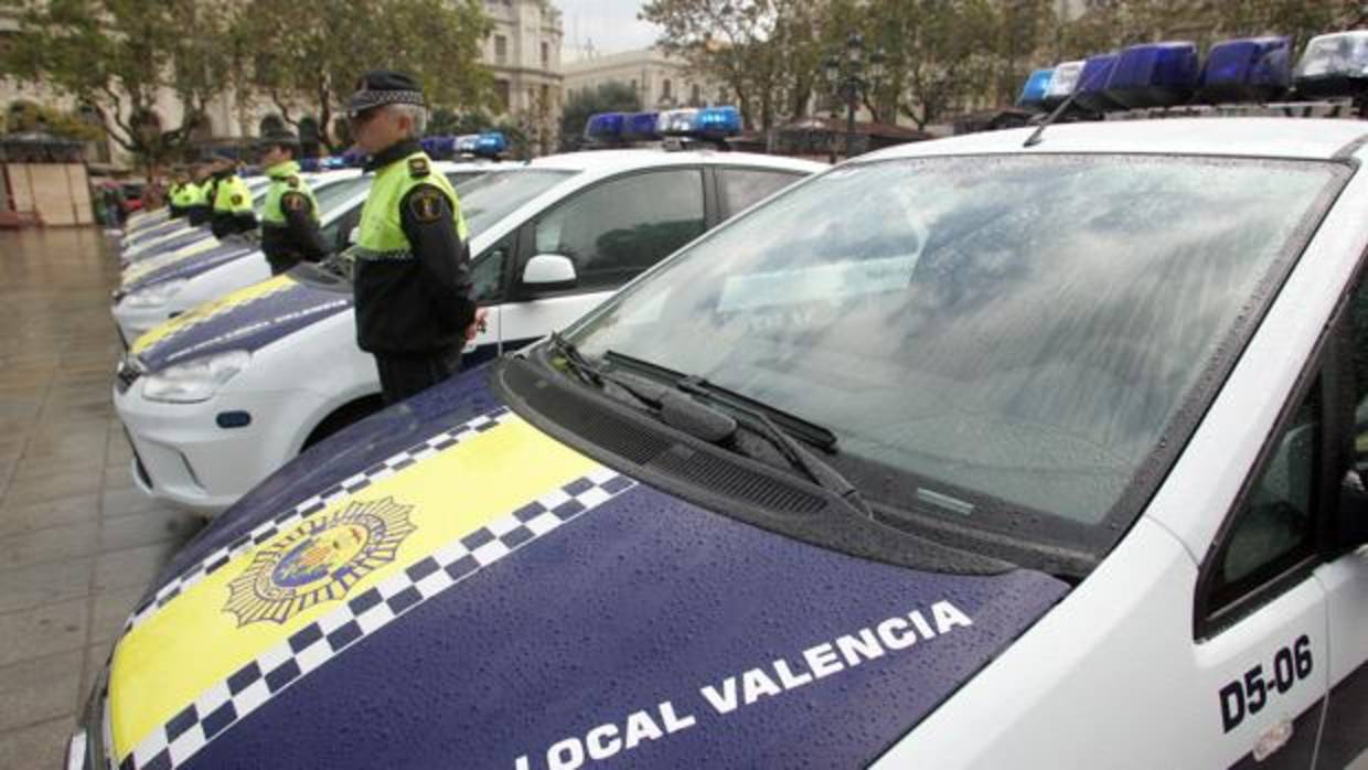 Imagen de archivo de agentes de la Policía Local de Valencia