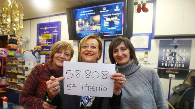 El 3.278 lleva 2,9 millones de un quinto premio a Laguna de Duero (Valladolid)