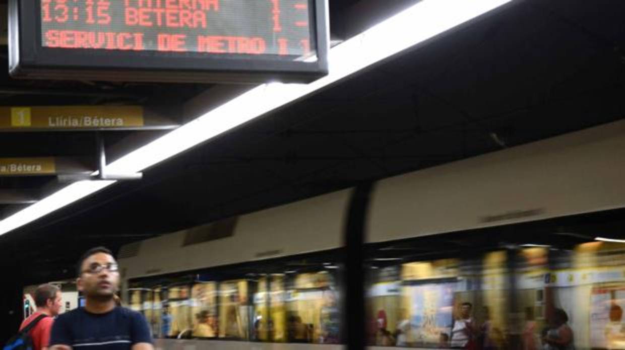 Imagen de una estación del Metro de Valencia