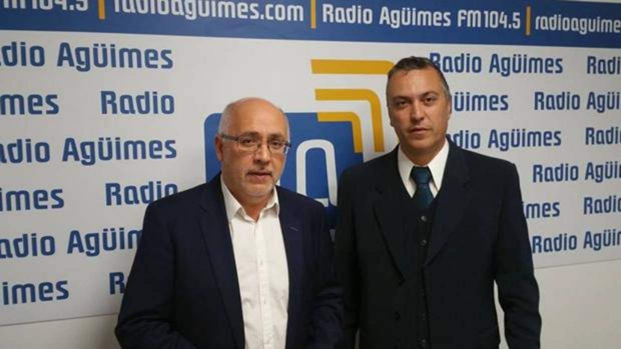 Antonio Morales y José Ángel Santana en una entrevista de balance de 2017