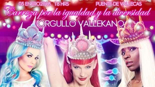 Polémica en la cabalgata de Puente de Vallecas por la participación de una carroza LGTBI