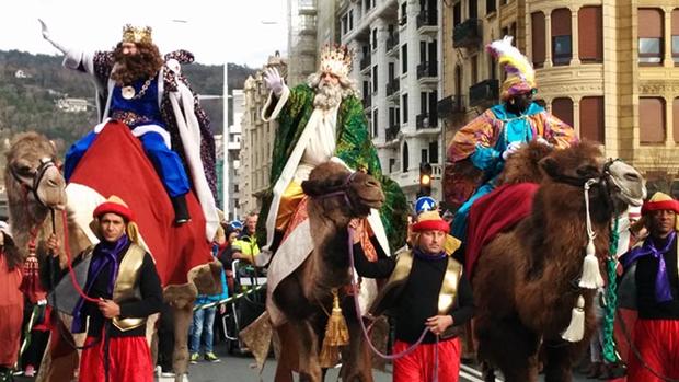 Horario de la Cabalgata de los Reyes Magos en Bilbao, Vitoria y San Sebastián