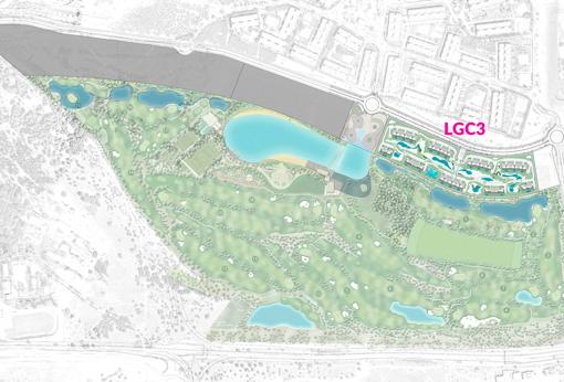 Plano de la nueva urbanización de «LaFinca LGC3»