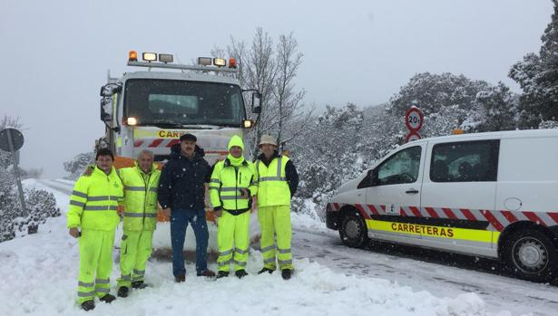 La nieve obligó a actuar en 600 kilómetros de la provincia de Toledo