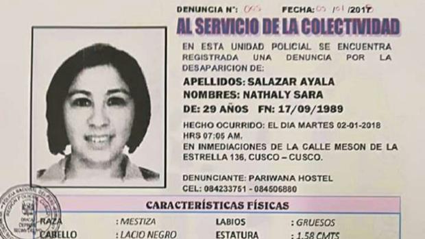 Denuncian la desaparición en Perú de una turista residente en Valencia