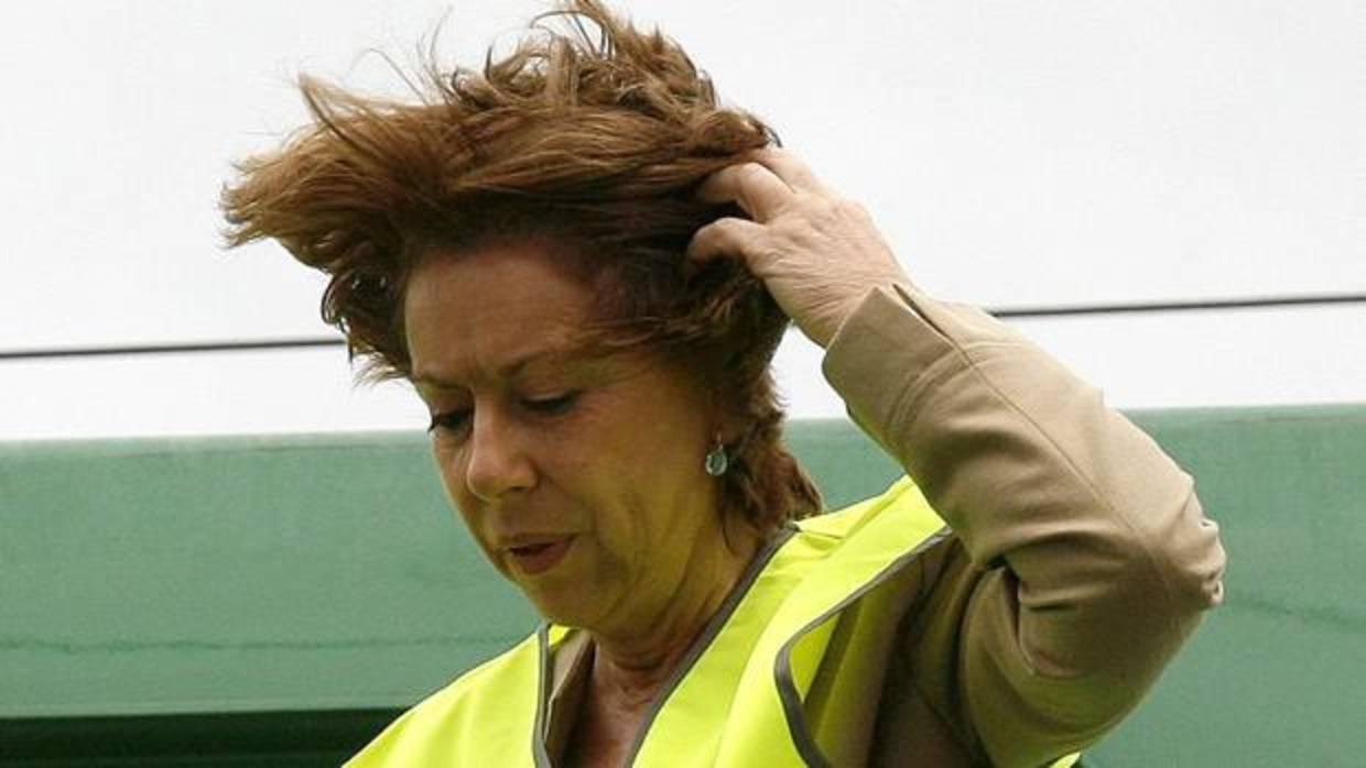 La socialista Magdalena Álvarez, ministra de Fomento durante el temporal que provocó el caos en carreteras, trenes y aeropuertos en 2009