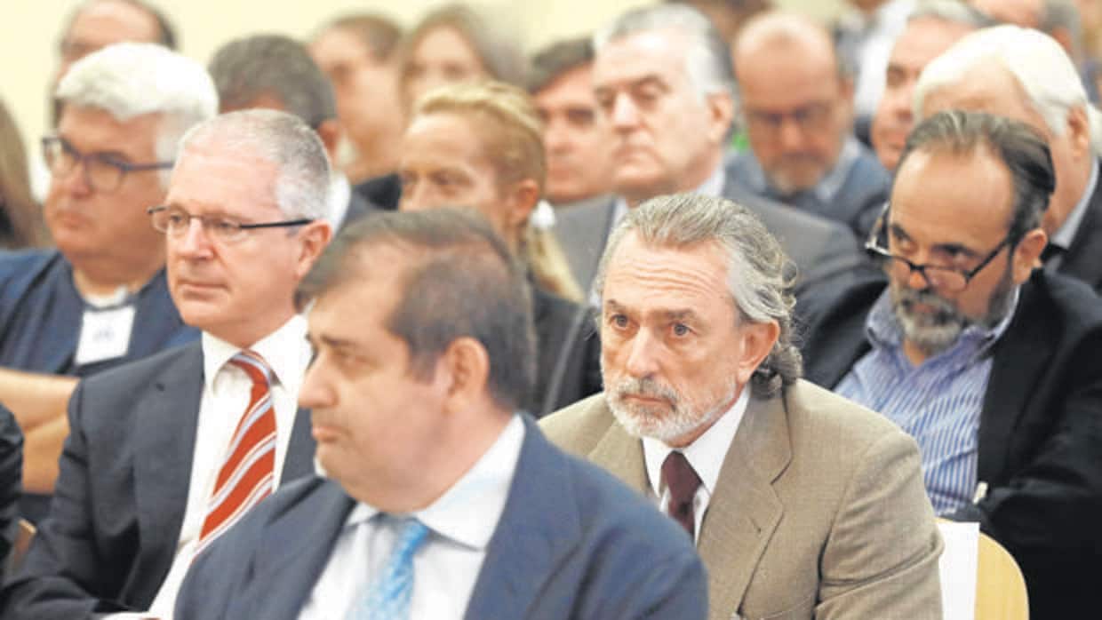 Francisco Correa y Pablo Crespo, duran el juicio de Gürtel en octubre de 2016