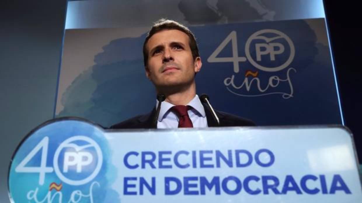 El vicesecretario general de comunicación del Partido Popular, Pablo Casado