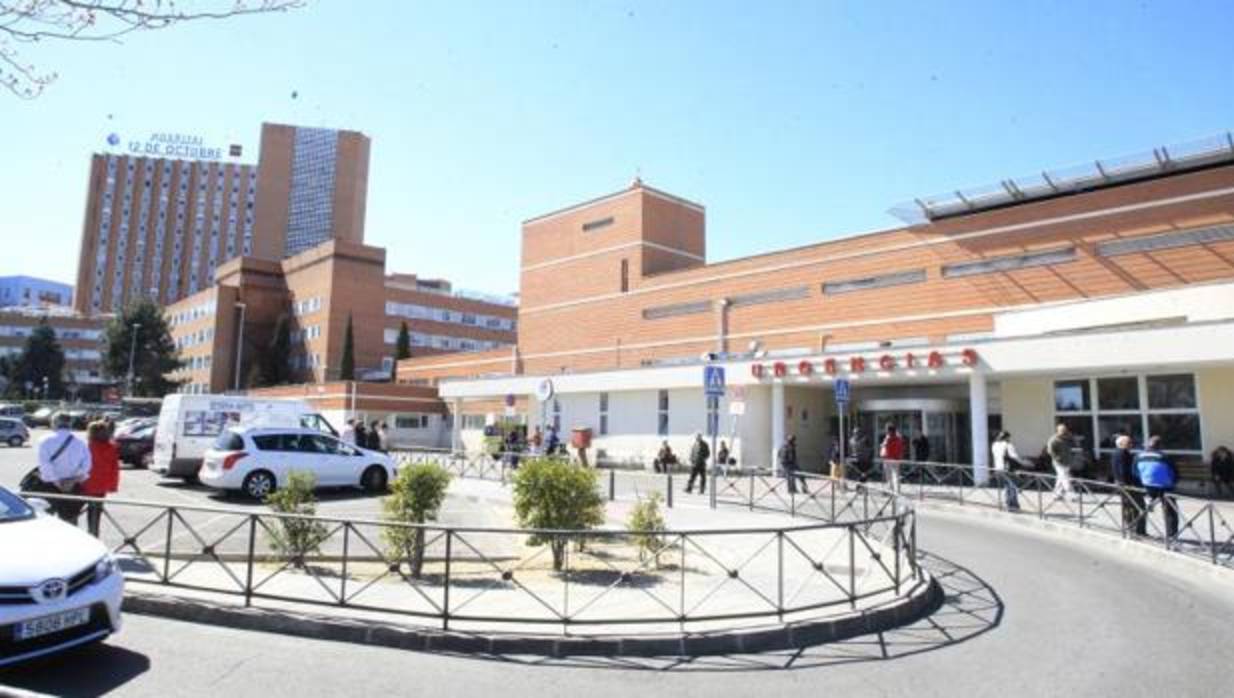 El accesp a las urgencias del Hospital 12 de Octubre de Madrid
