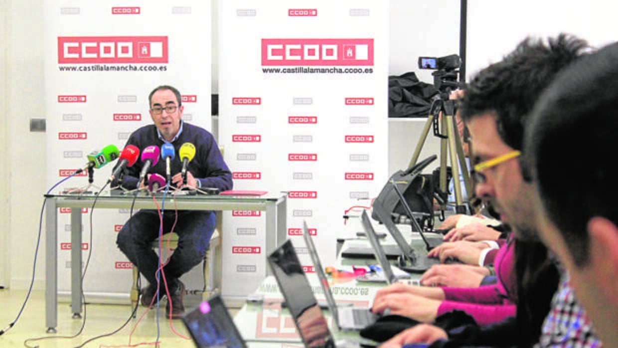 Francisco de la Rosa es el secretario general de CCOO en Castilla-La Mancha