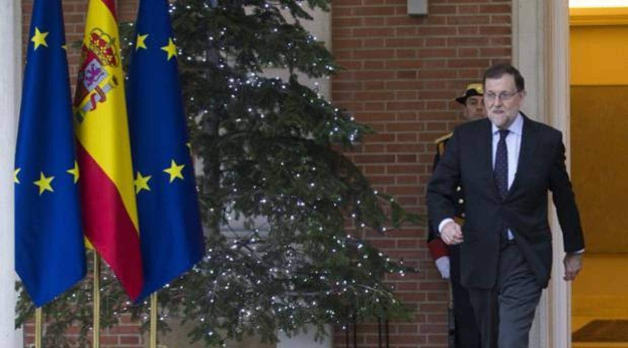 Rajoy, en La Moncloa estas pasadas Navidades