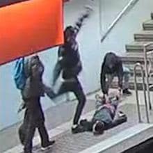 Detenido un joven por dar una brutal paliza a un hombre en el metro de Barcelona