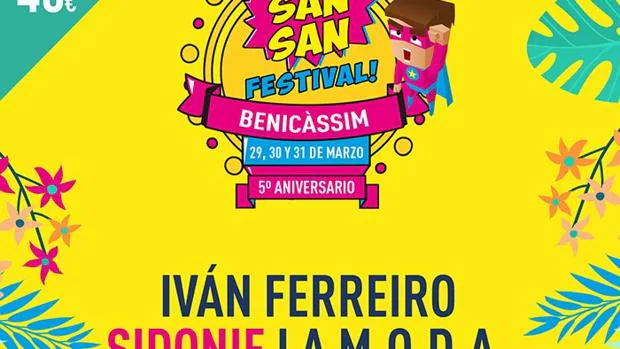 SanSan Festival 2018: artistas confirmados de la fiesta que inaugura la primavera de música valenciana
