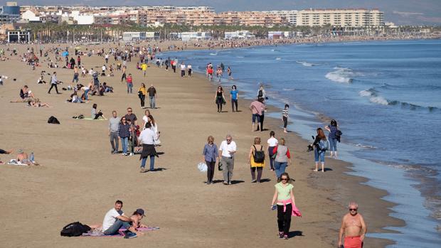 Valencia vuelve a superar su temperatura máxima registrada en la historia de enero con casi 27 grados