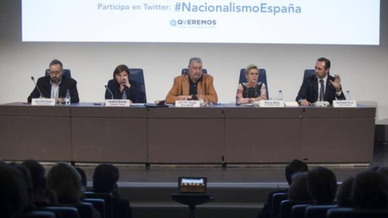 Girauta, Isabel Bonig, Bauzá, Rosa Díez y Fidalgo en el acto celebrado este lunes