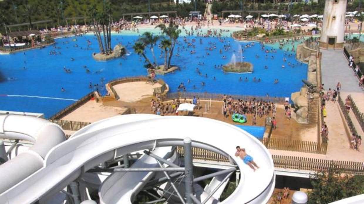 Instalaciones del parque acuático del hotel «Magic Natura» de Benidorm