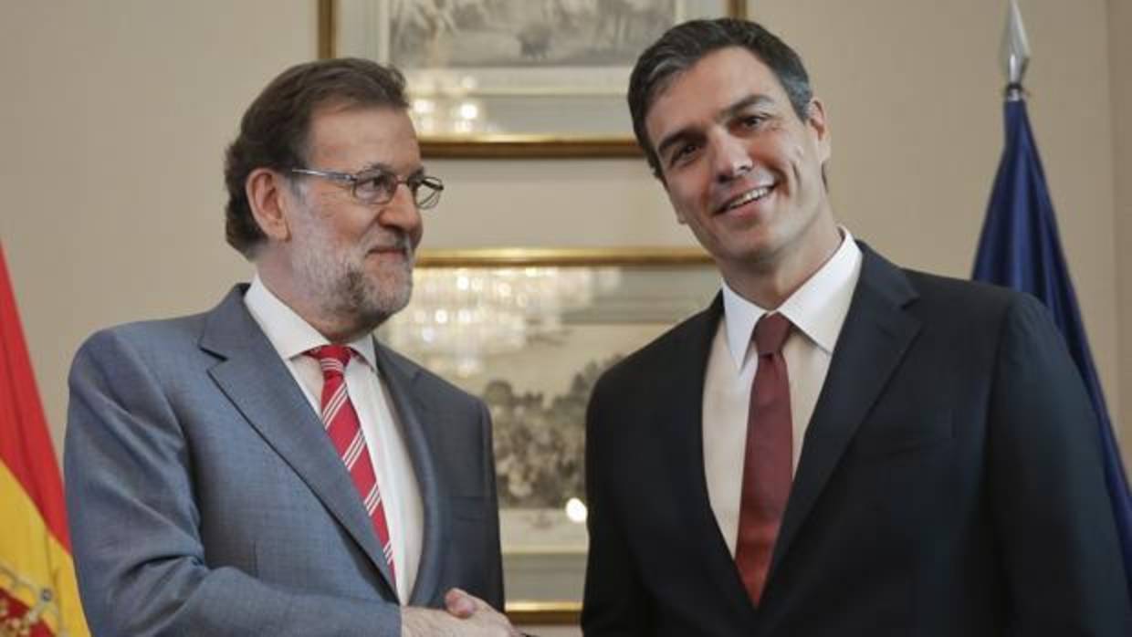 Rajoy y Sánchez, en uno de sus encuentros