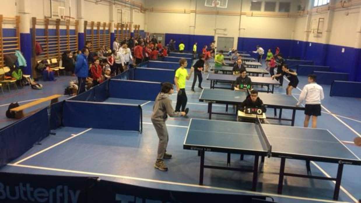 Se celebraron los juegos deportivos escolares de tenis de mesa