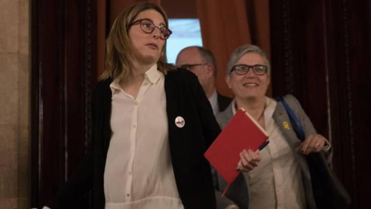La diputada de Junts per Catalunya Elsa Artadi en el Parlamento