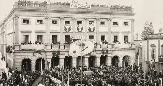 Proclamación de la provincia de Las Palmas en 1927 en Gran Canaria