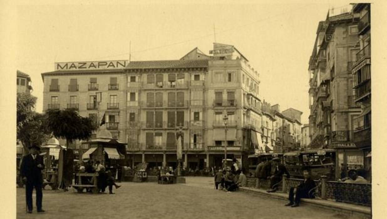 Imagen de la plaza de Zocodover de los años 20
