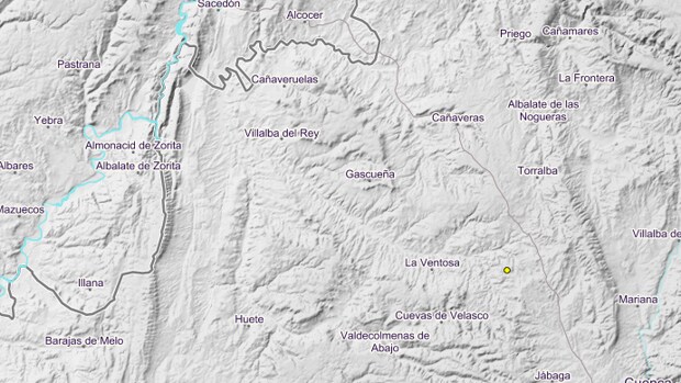 Registrados dos terremotos en Villar de Domingo García (Cuenca) y Socovos (Albacete)