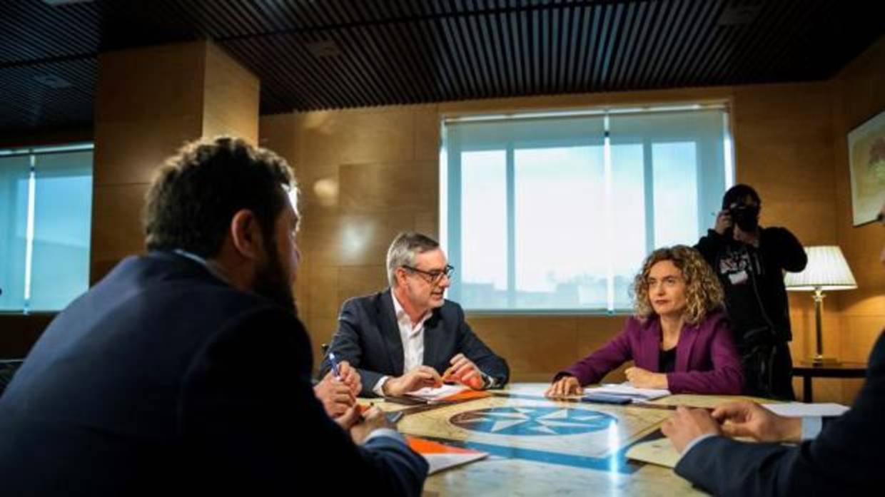 La reunión de ayer entre PSOE y Ciudadanos