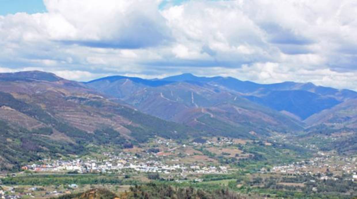 Vista panorámica del Valle de Quiroga