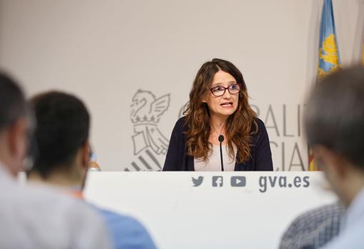 Imagen de la vicepresidenta de la Generalitat, Mónica Oltra