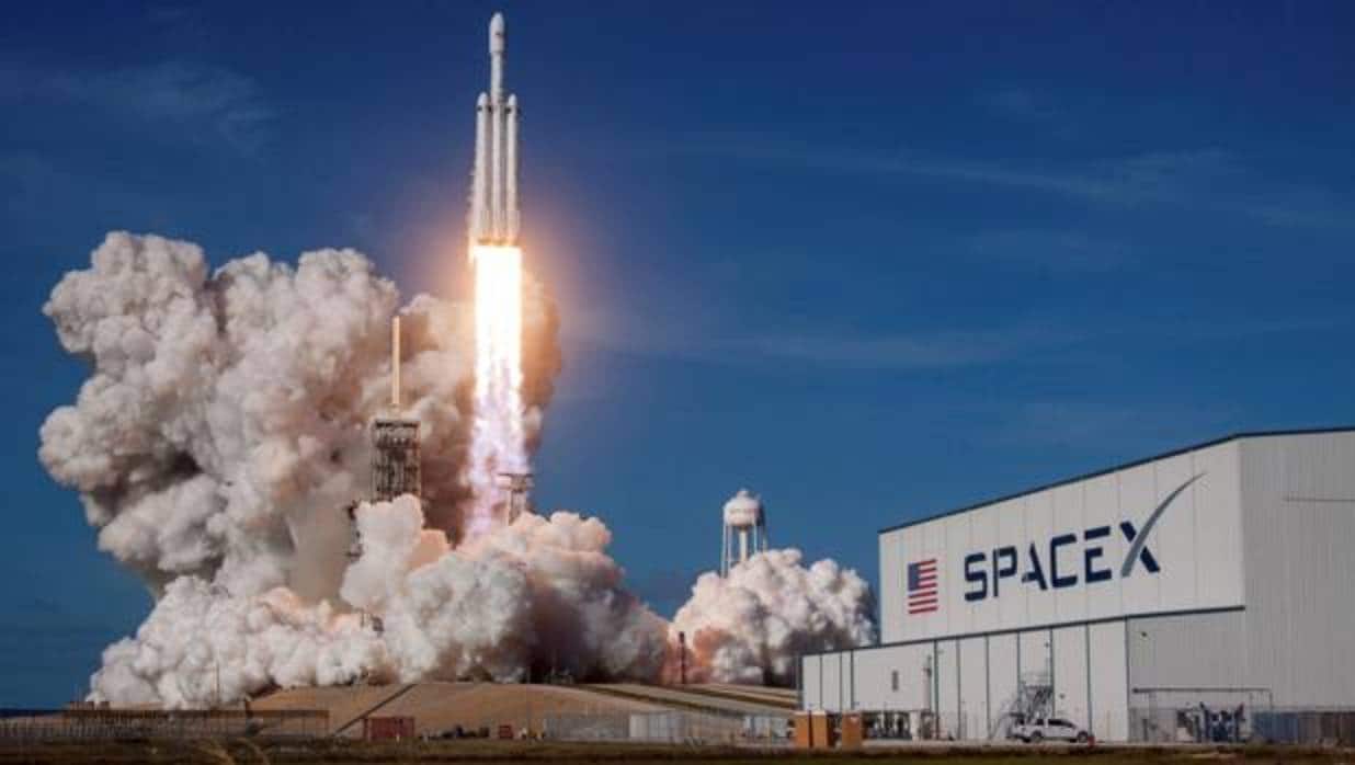 Despegue del Falcon Heavy de Spacex