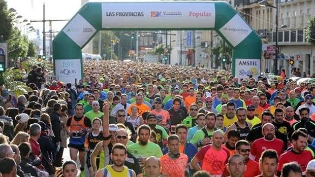 Cortes de tráfico este domingo por la prueba de atletismo «15K Valencia Abierta al Mar»