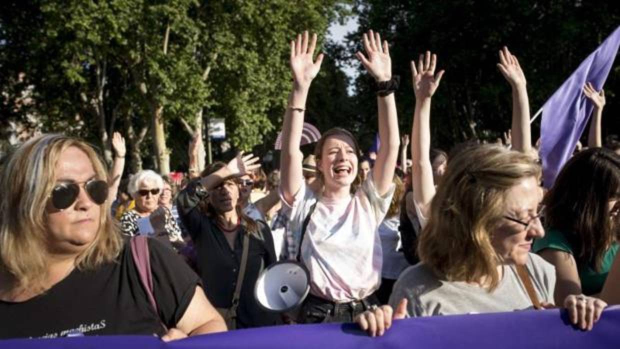 Imagen de archivo de una protesta feminista