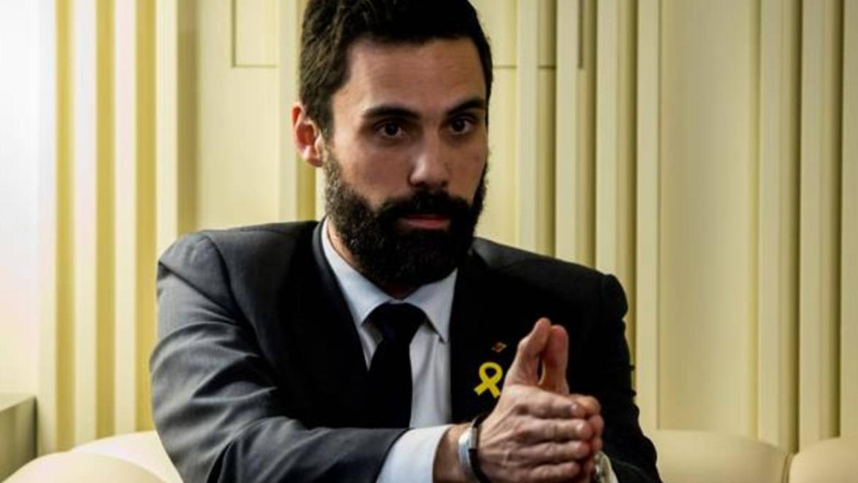 El presidente del Parlamento de Cataluña, Roger Torrent