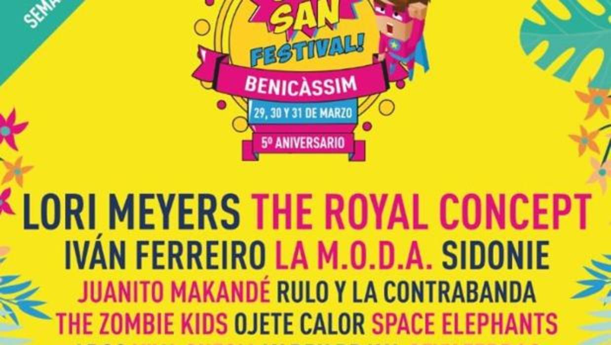 Cartel del SanSan Festival 2018