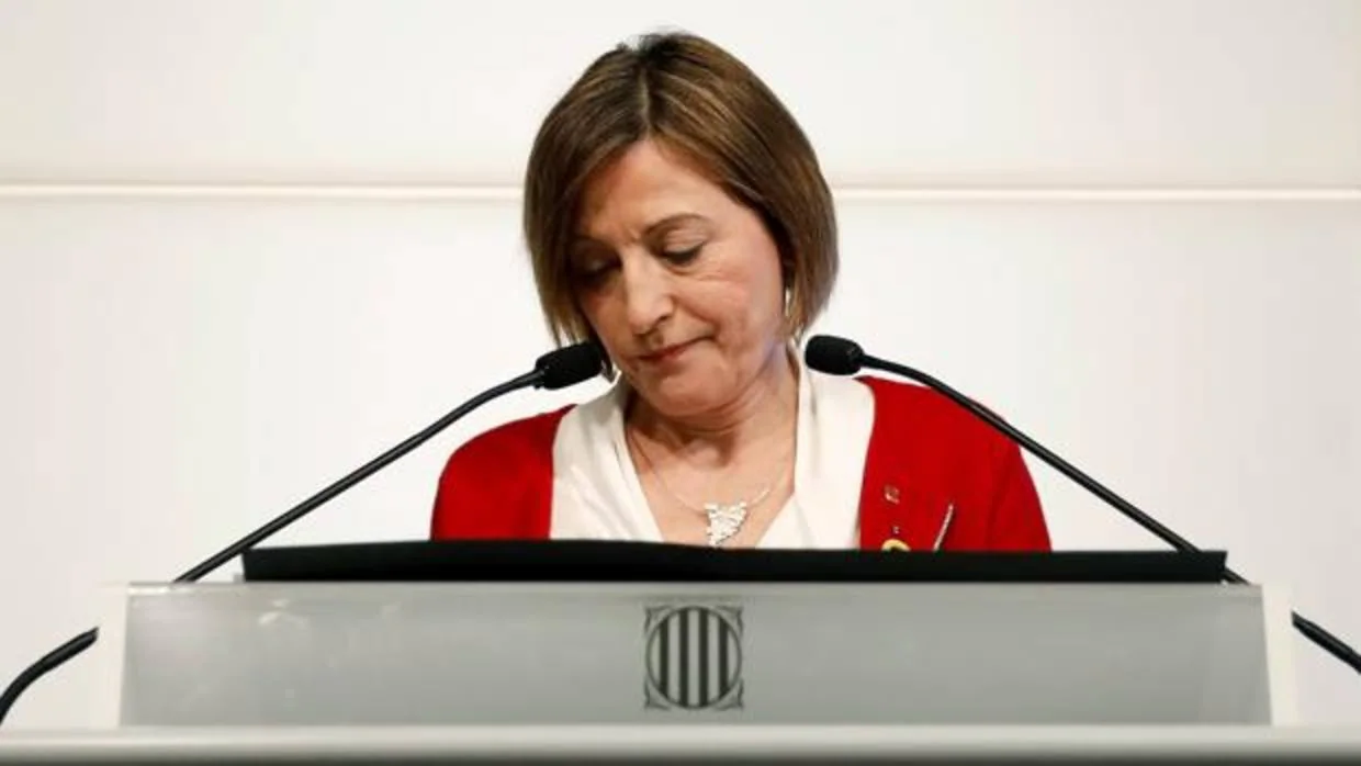 Carme Forcadell, expresidenta del Parlament de Cataluña y ahora diputada de ERC