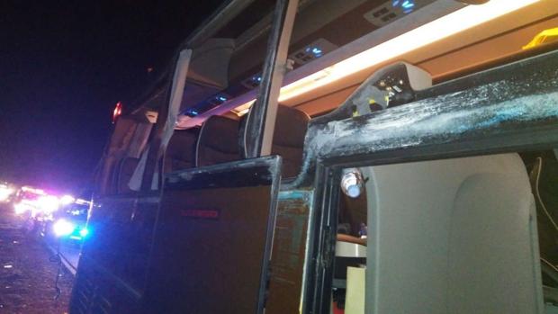 Vecinos de Cenizate, heridos en un accidente de autobús en la A-3