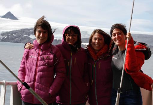 El equipo de científicas español en la Antártida