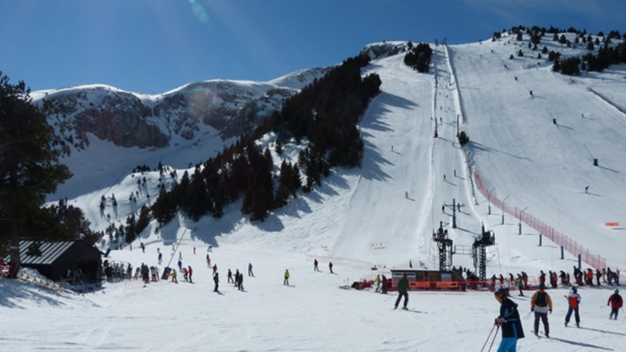 Imagen de la pista de esquí de La Masella