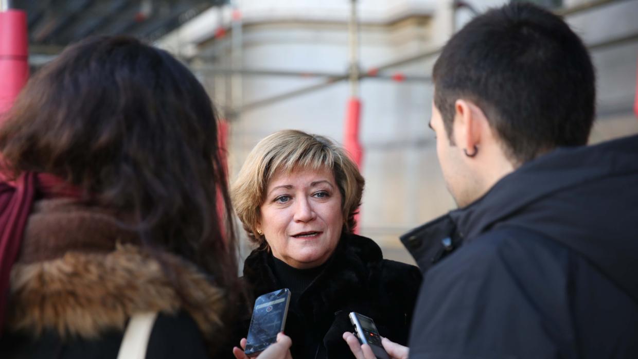 Isabel de la Fuente, madre de Cristina Arce