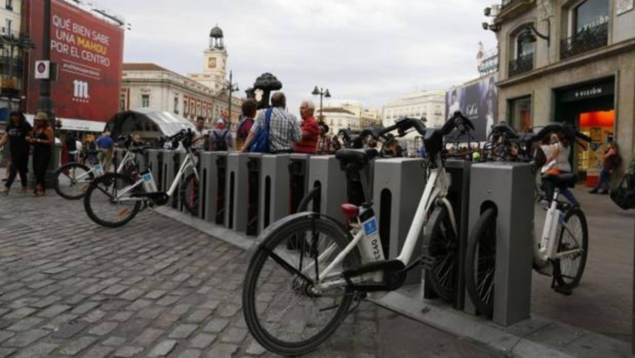 La estación de Bicimad de la Puerta del Sol