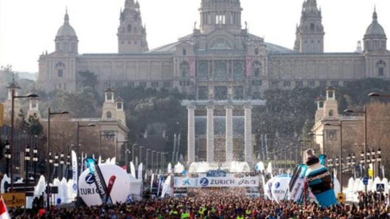 Imagen de la maratón de Barcelona