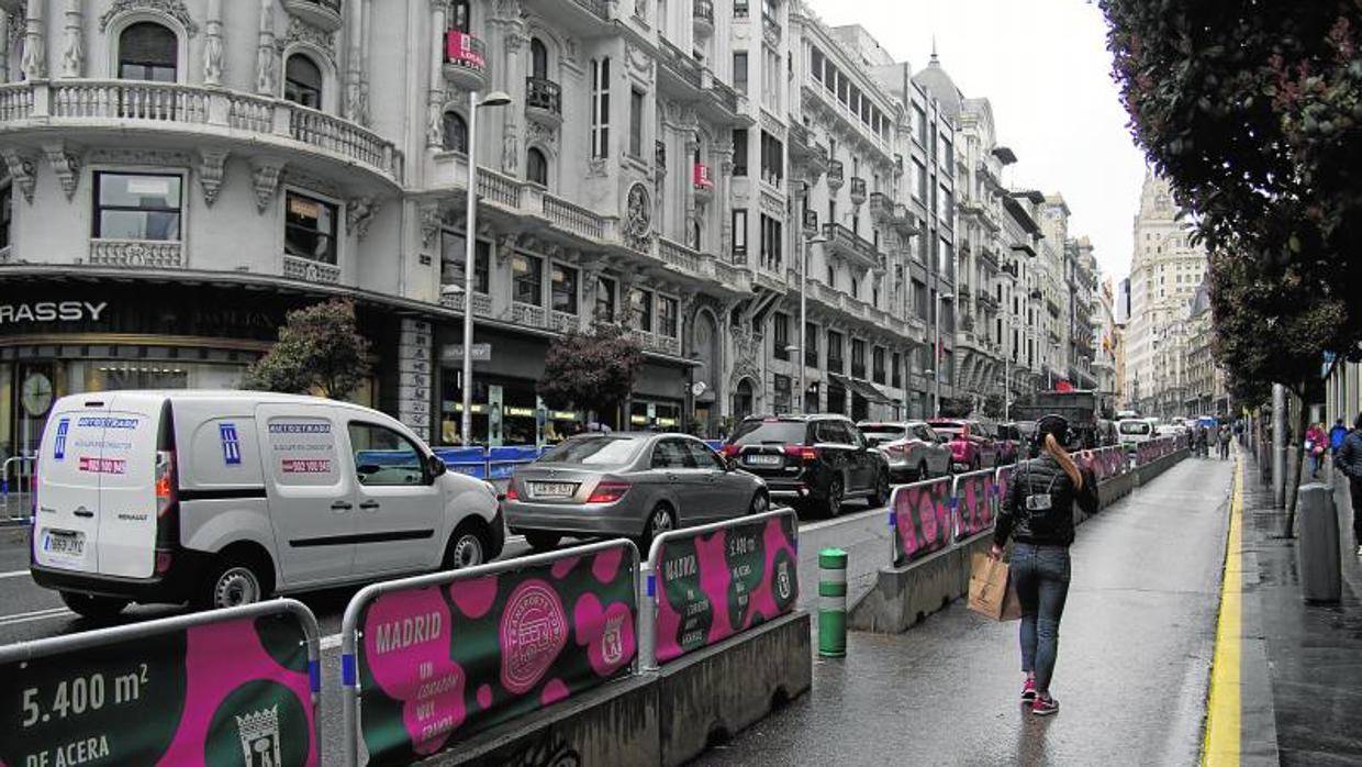 La Gran Vía, este viernes