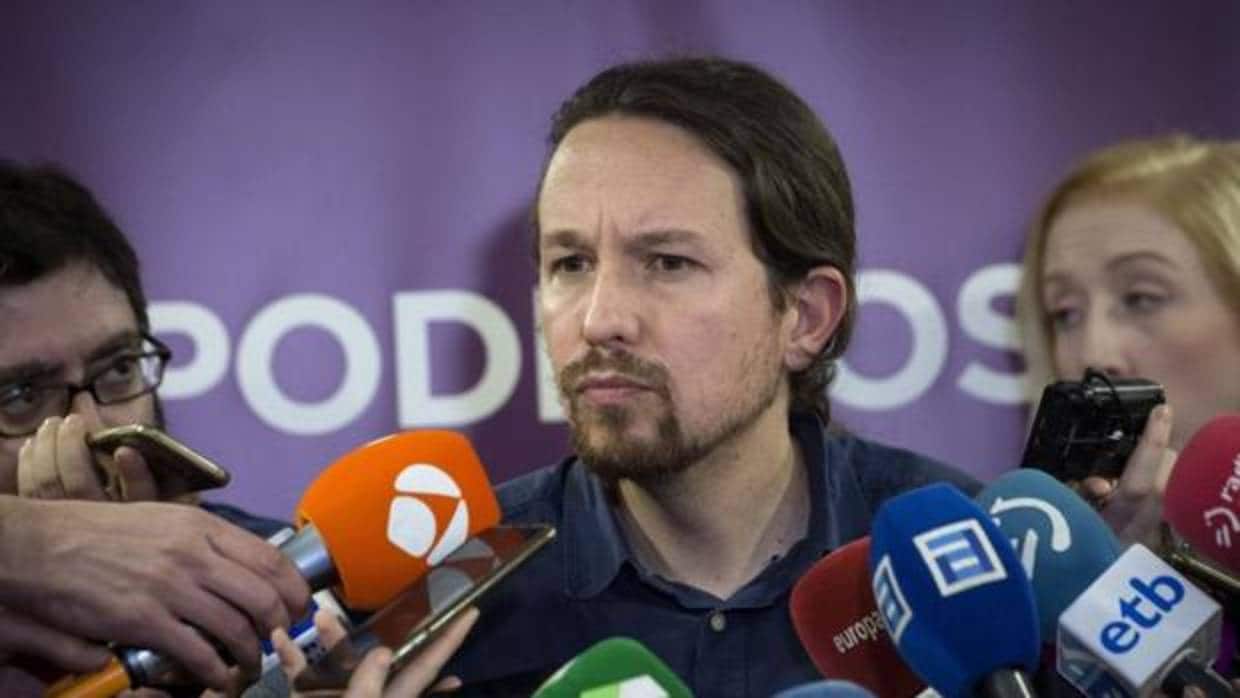 Pablo Iglesias, este sábado durante la celebración del Consejo Ciudadano Estatal de Podemos
