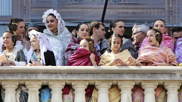 Albert Rivera e Íñigo Errejón, juntos en las Fallas de Valencia