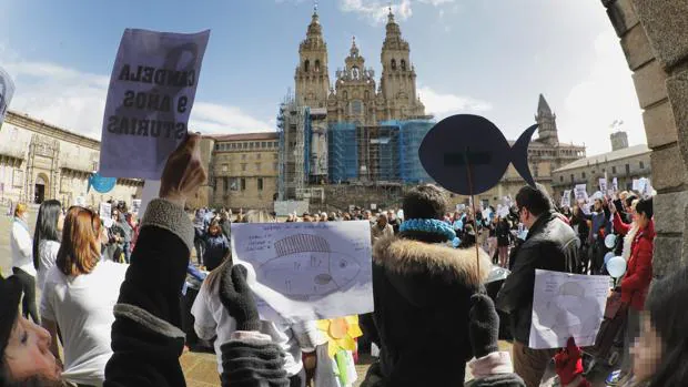 Miles de gallegos salen a la calle en defensa de los menores asesinados
