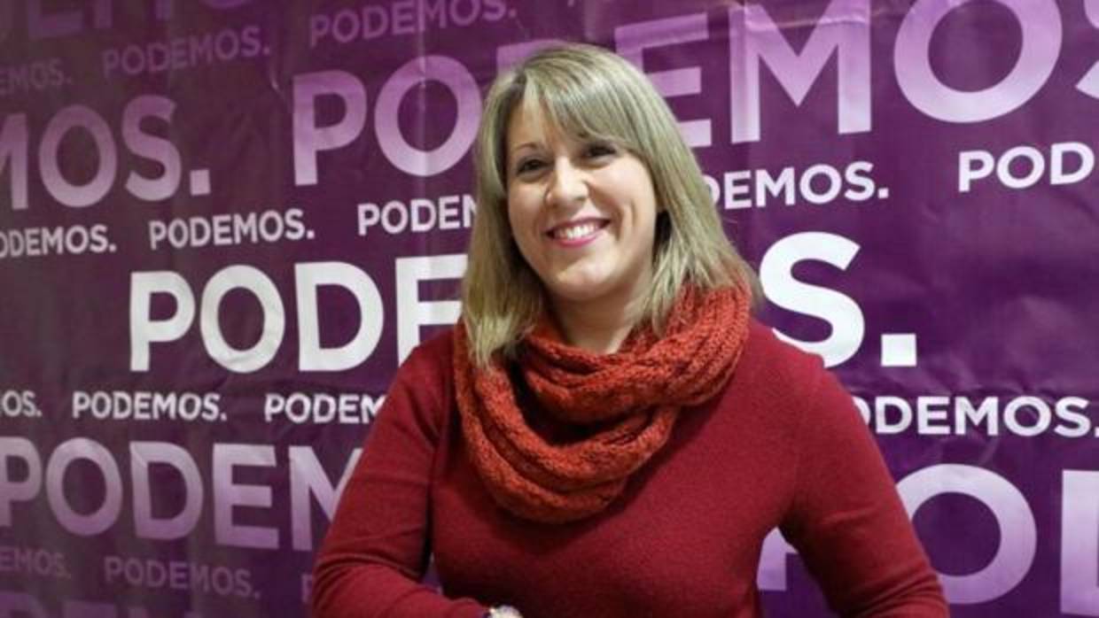 Carmen Santos, secretria general de Podemos Galicia